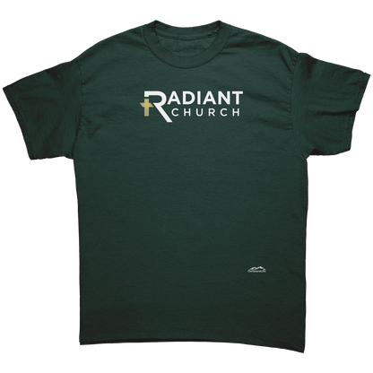 Radiant_Church_T-shirt_-_Gildan_5000_Un_Forest_Green_Mockup.png_15721186