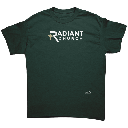 Radiant_Church_T-shirt_-_Gildan_5000_Un_Forest_Green_Mockup.png_15721500