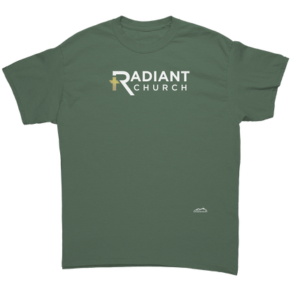 Radiant_Church_T-shirt_-_Gildan_5000_Un_Military_Green_Front_Mockup.png_15721200