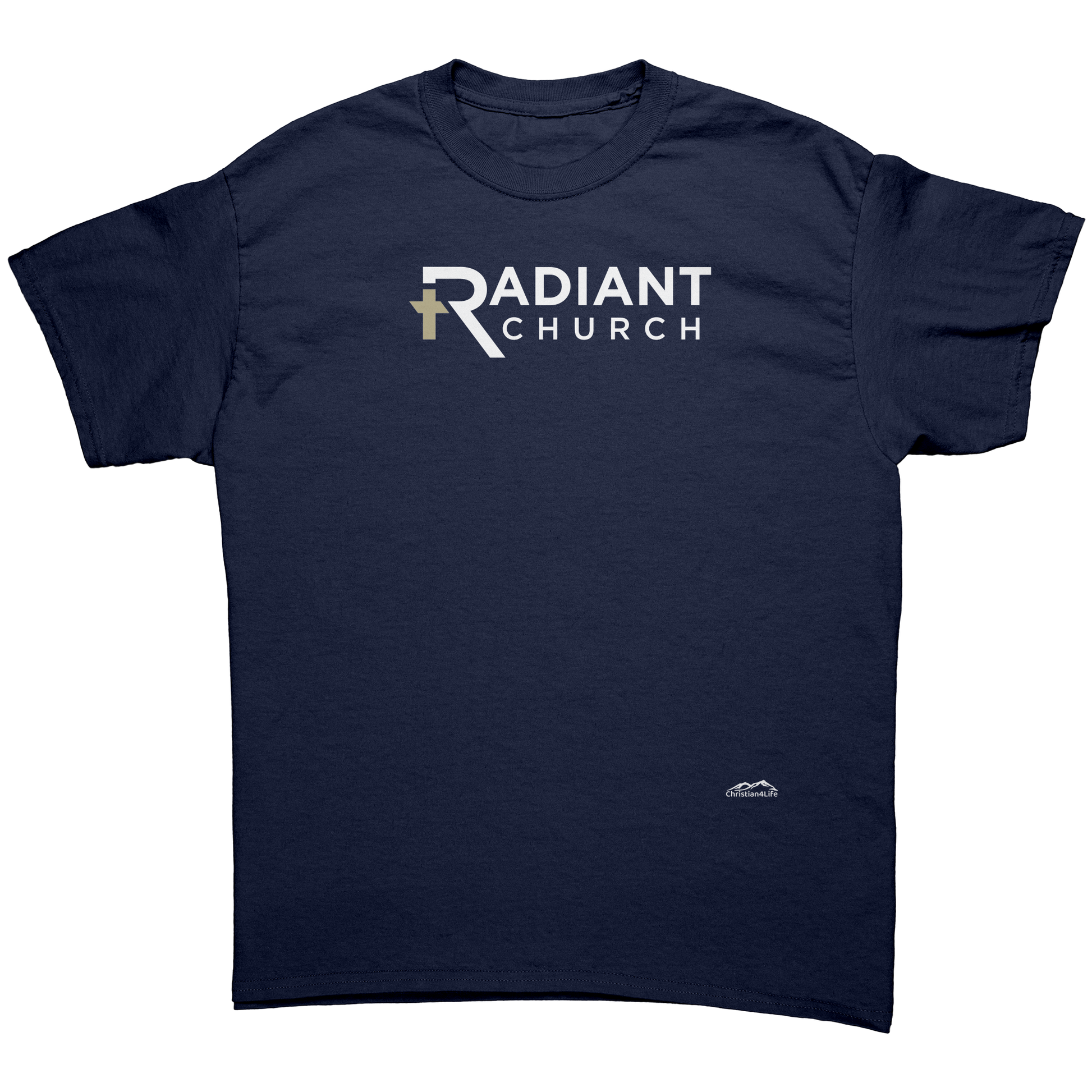 Radiant_Church_T-shirt_-_Gildan_5000_Un_Navy_Front_Mockup.png_15721509