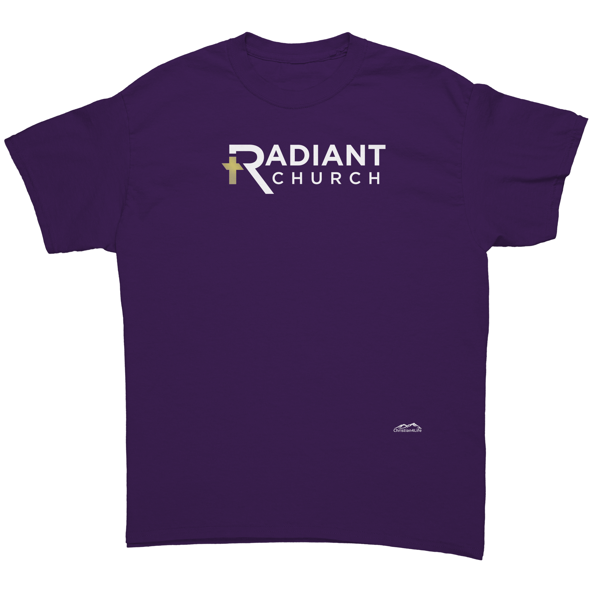 Radiant_Church_T-shirt_-_Gildan_5000_Un_Purple_Front_Mockup.png_15721187