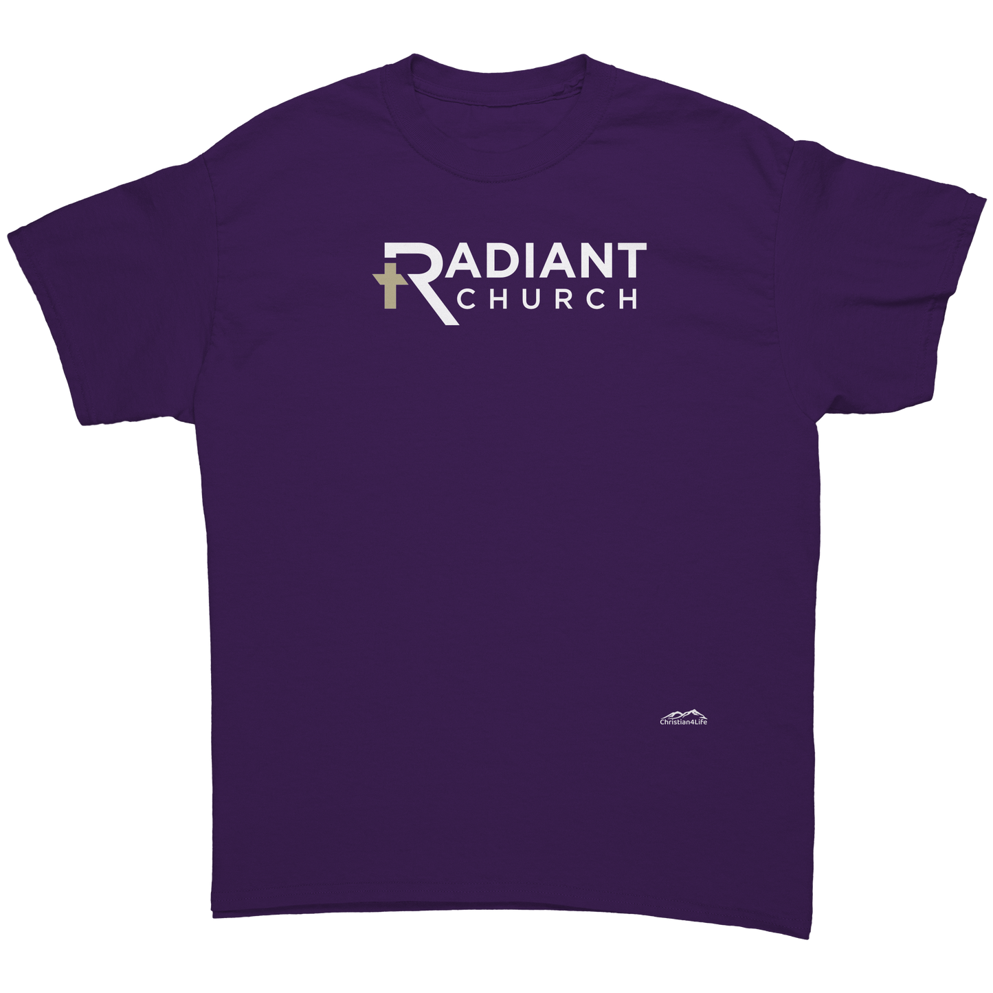 Radiant_Church_T-shirt_-_Gildan_5000_Un_Purple_Front_Mockup.png_15721501