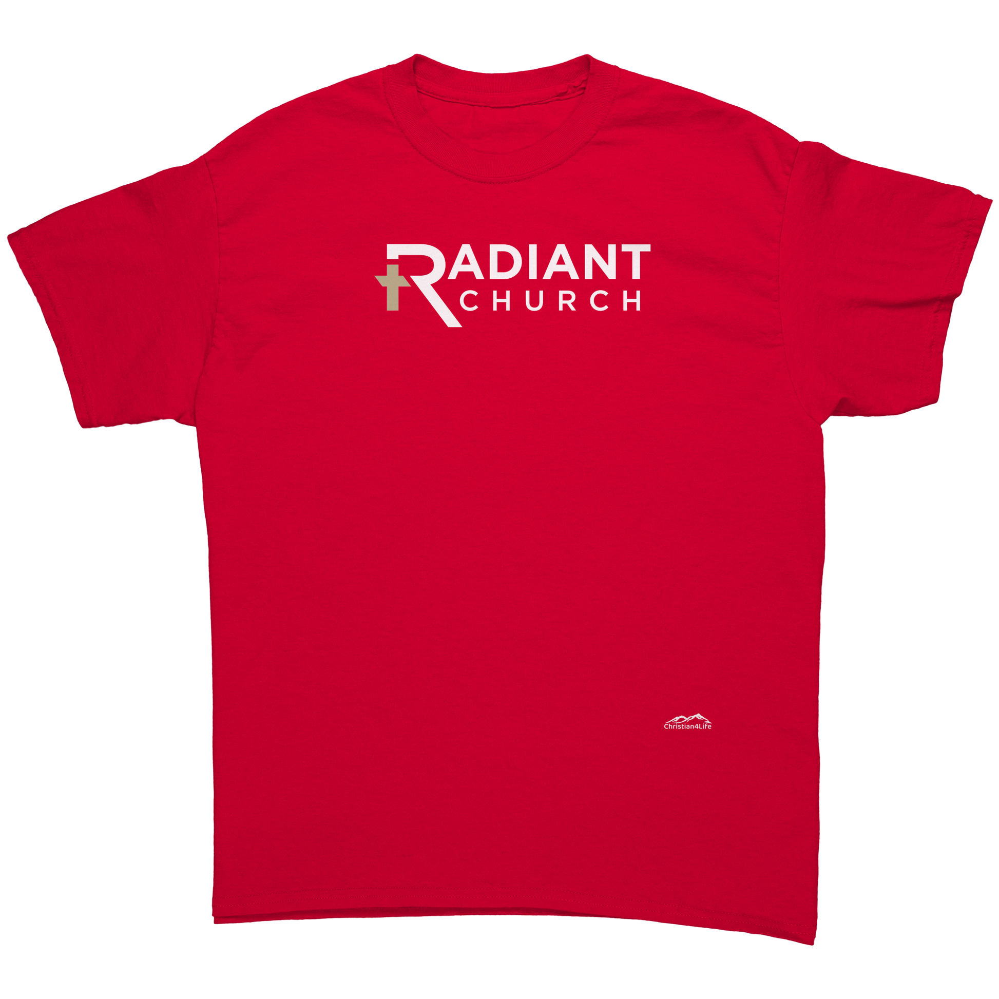 Radiant_Church_T-shirt_-_Gildan_5000_Un_Red_Front_Mockup.png_15721505