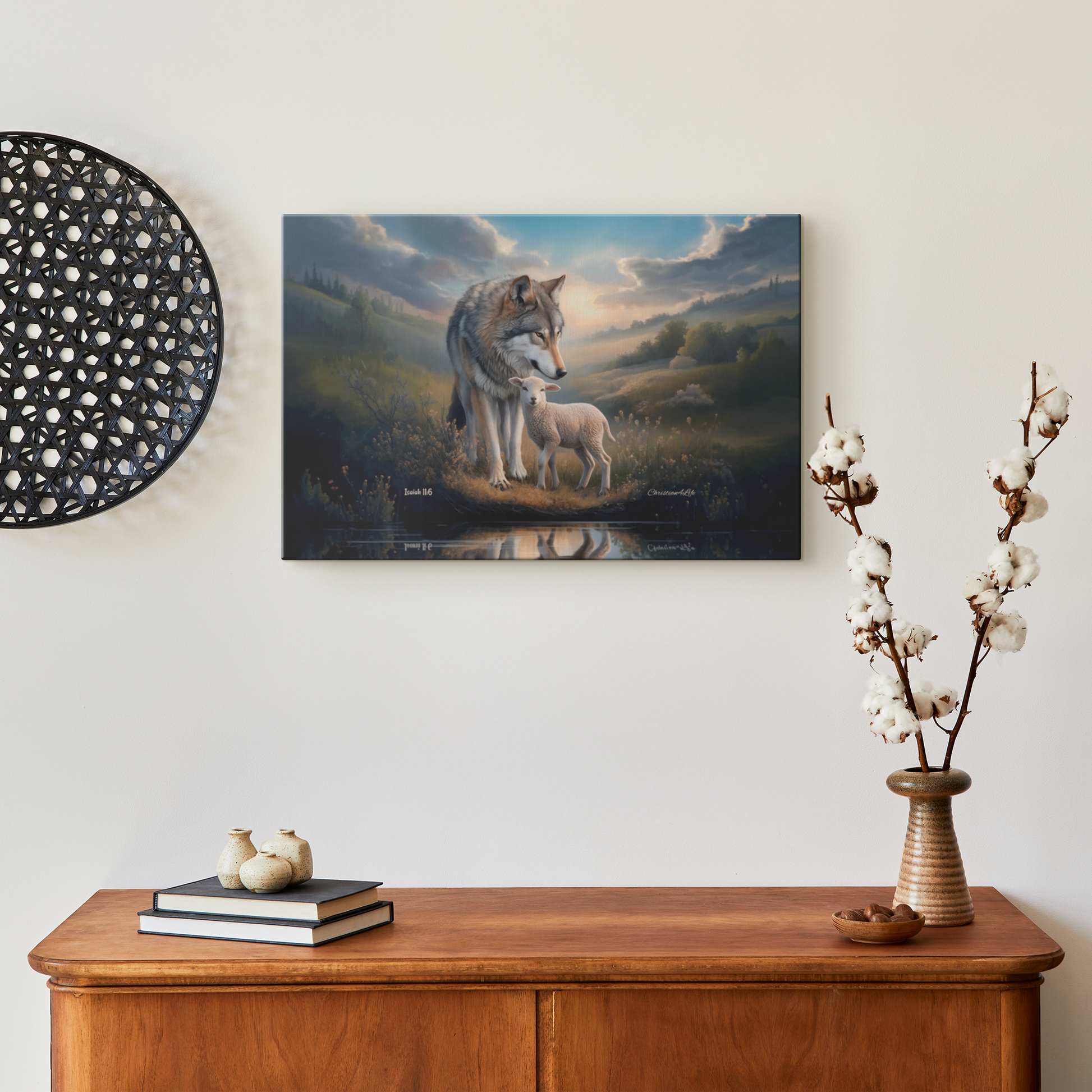 Wolf_and_Lamb_Reflection_Christian_Wall_H_Lifestyle_Mockup.png