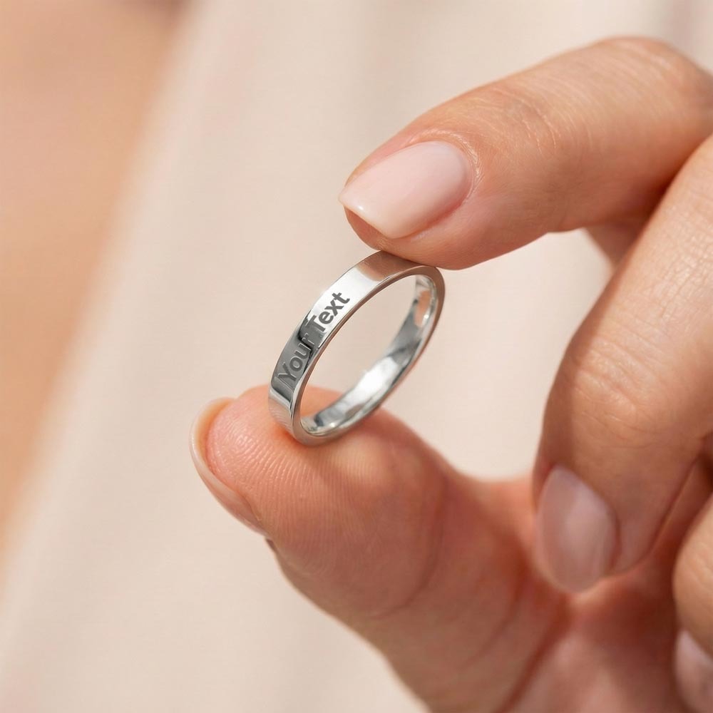 REDEEMED BY GRACE - Engraved Women's Ring