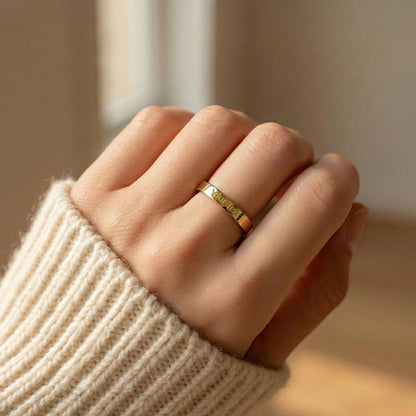 REDEEMED BY GRACE - Engraved Women's Ring