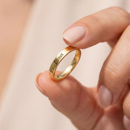 REDEEMED BY GRACE - Engraved Women's Ring