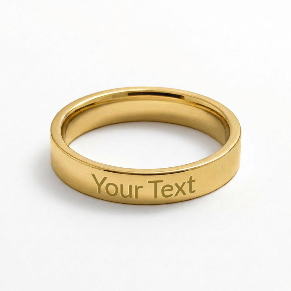 REDEEMED BY GRACE - Engraved Women's Ring