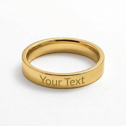 REDEEMED BY GRACE - Engraved Women's Ring