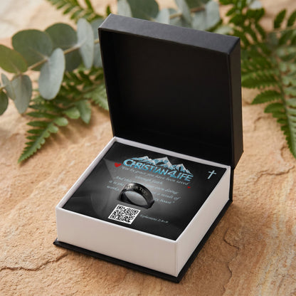 REDEEMED BY GRACE - Christian Men's Ring