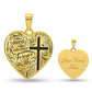 "Saved, Redeemed, Forever His" - personalized heart necklace