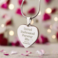 Saved, Redeemed Engraved Heart Necklace (optional personalized message)