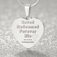 Saved, Redeemed Engraved Heart Necklace (optional personalized message)