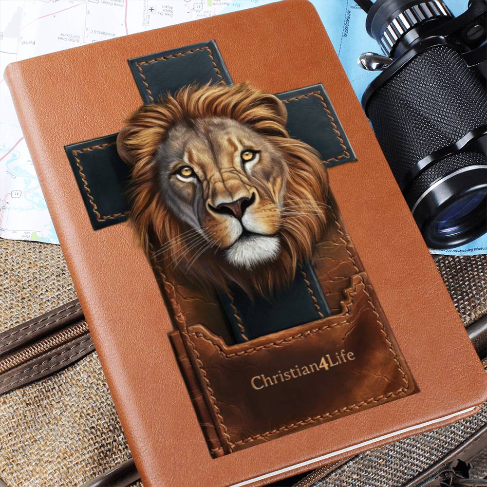 Christian4Life Lion and Cross Christian Journal Notebook