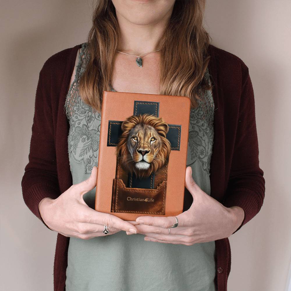 Christian4Life Lion and Cross Christian Journal Notebook