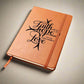 "Faith, Hope, Love" Vegan Leather Journal