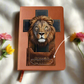 Personalized 3D Christian4Life Lion and Cross Graphic Christian Journal