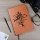 "Faith, Hope, Love" Vegan Leather Journal