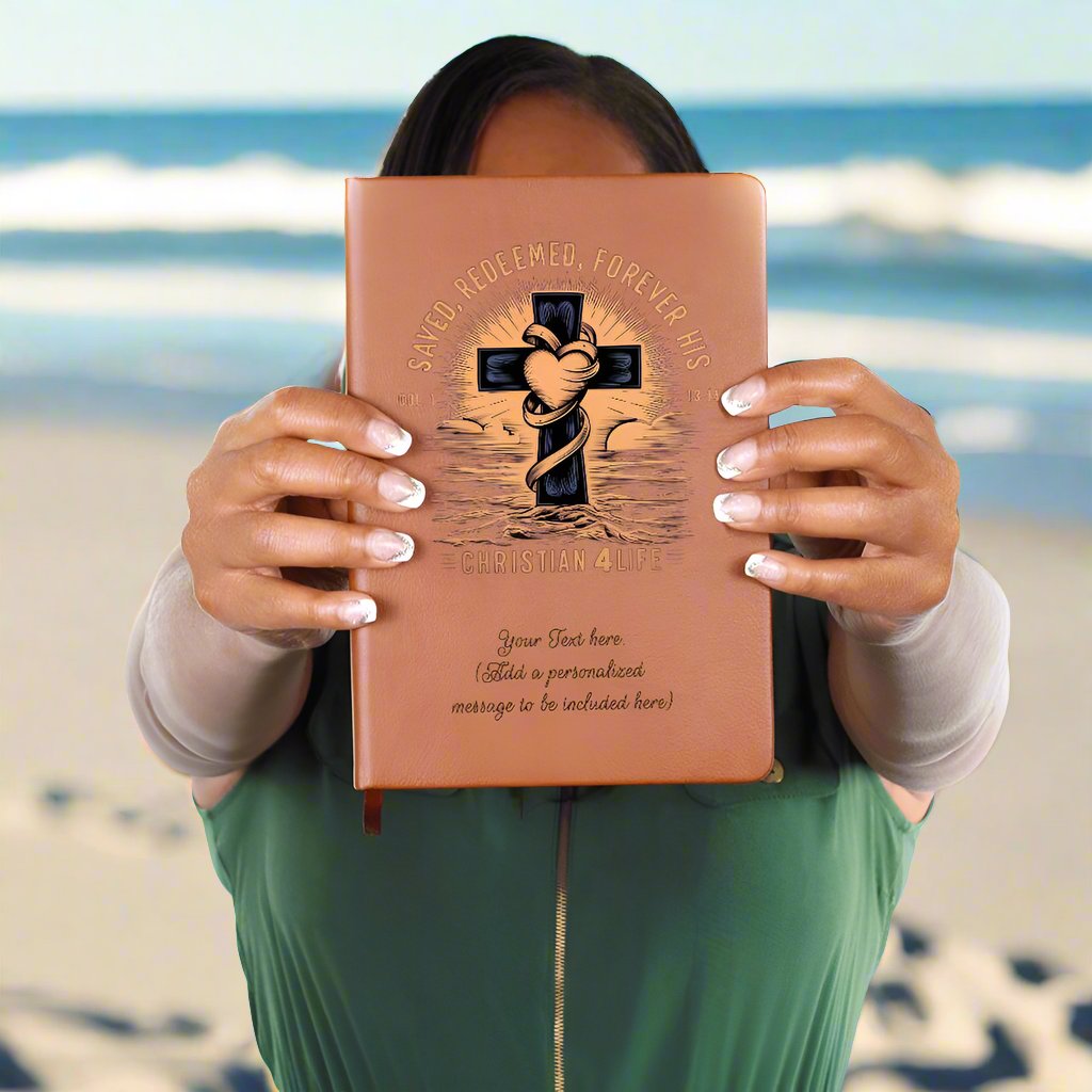 Personalized "Saved, Redeemed, Forever His" Christian Journal