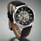 Men's Openwork Watch with Personalized insert card.