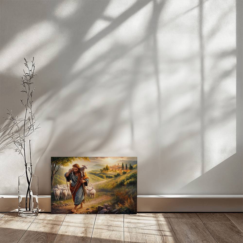 The Good Shepherd Gallery Wrapped Canvas Canvas Christian4Life