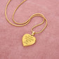 Saved, Redeemed Engraved Heart Necklace (optional personalized message)