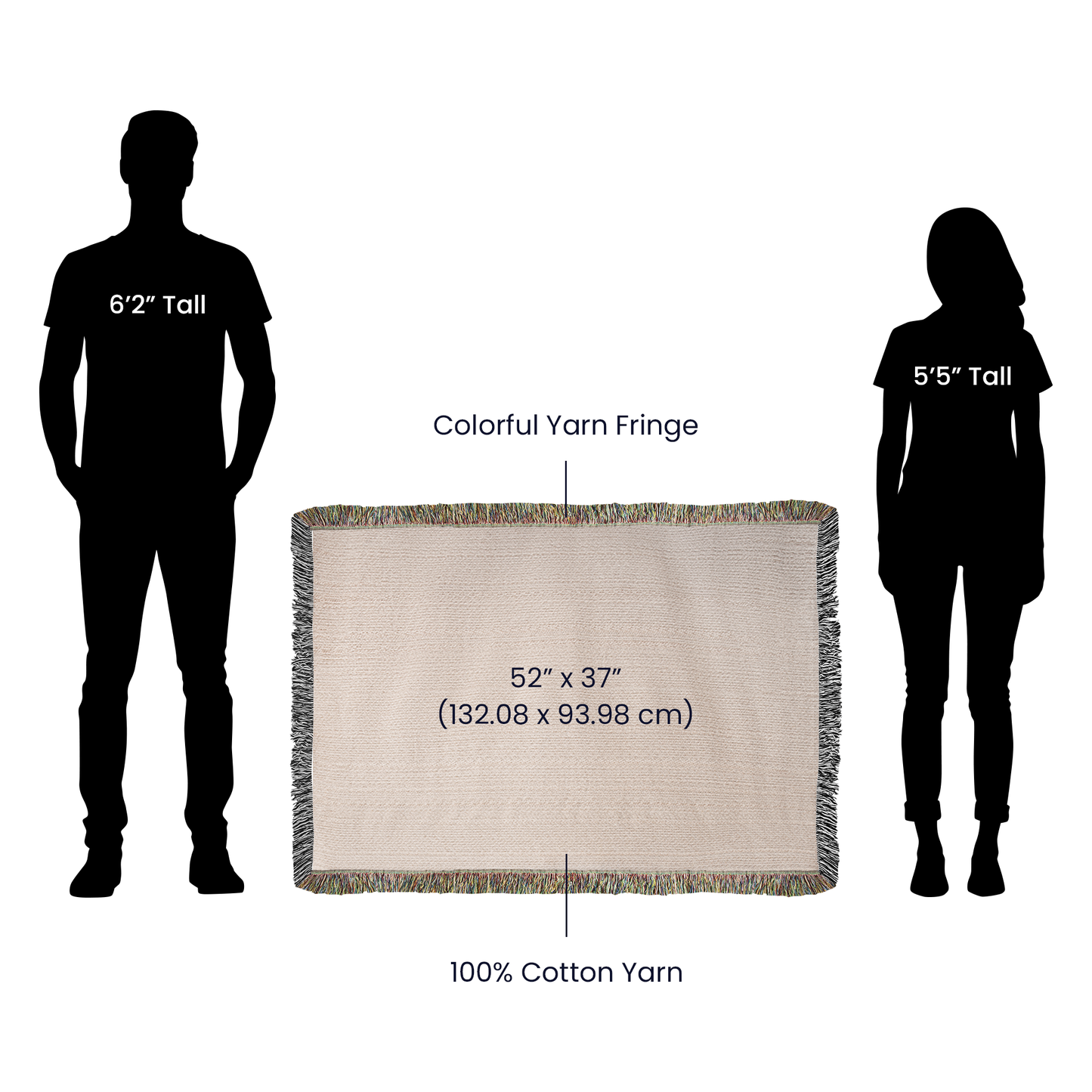 Wolf and Lamb Christian Heirloom Woven Blanket Tapestry - Isaiah 11:6