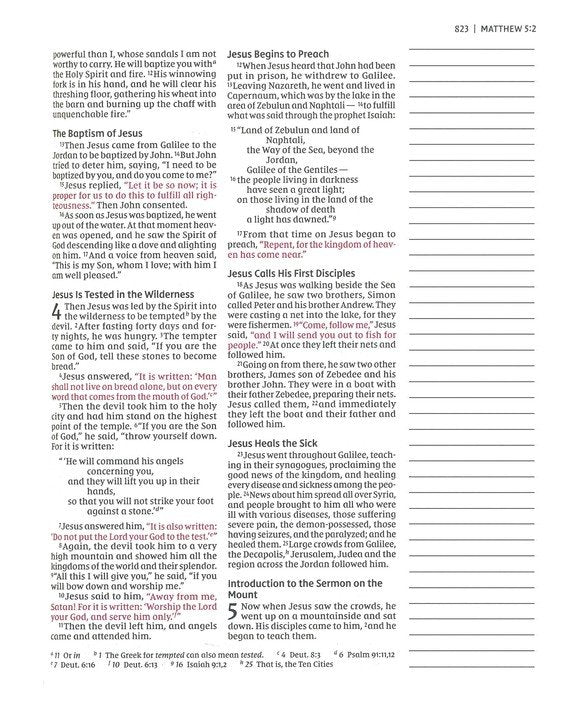 Niv, Journal the Word Bible, Double-Column, Cloth Over Board, Teal, Red Letter Edition, Comfort Print: Reflect, Take Notes, or Create Art Next to Your - Hardcover