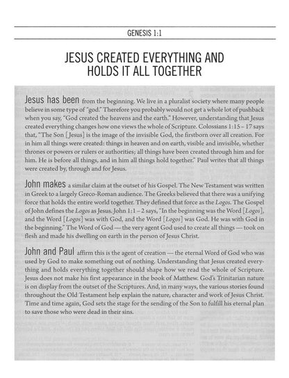 The Jesus Bible, NIV Edition, Cloth Over Board, Gray Linen, Comfort Print - Hardcover
