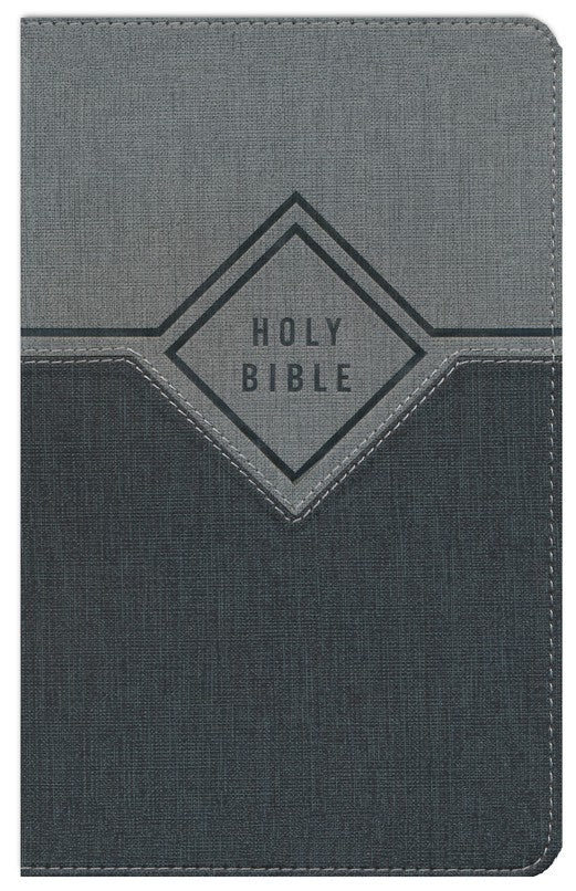 Niv, Premium Gift Bible, Leathersoft, Black/Gray, Red Letter Edition, Comfort Print - Imitation Leather