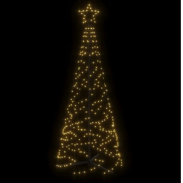 Christmas Cone Tree Warm White 200 LEDs 2x6 Ft Home Decor Christian4Life