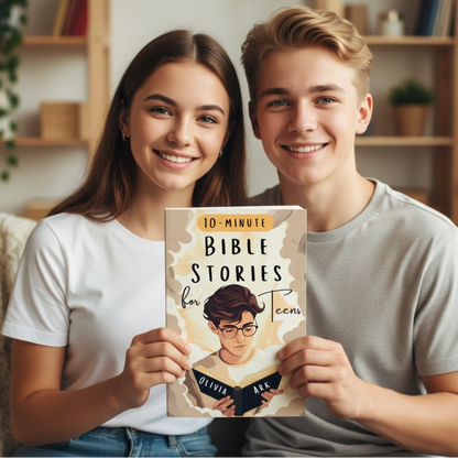 Bible Stories for Teens: Bible Study for Teenagers Featuring Prompts & Prayers - Christian Book with Biblical Short Stories for Modern Boys and Girls - Paperback