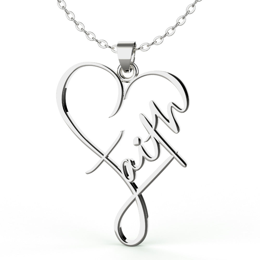 Heart Of Faith Pendant Necklace Jewelry Christian4Life