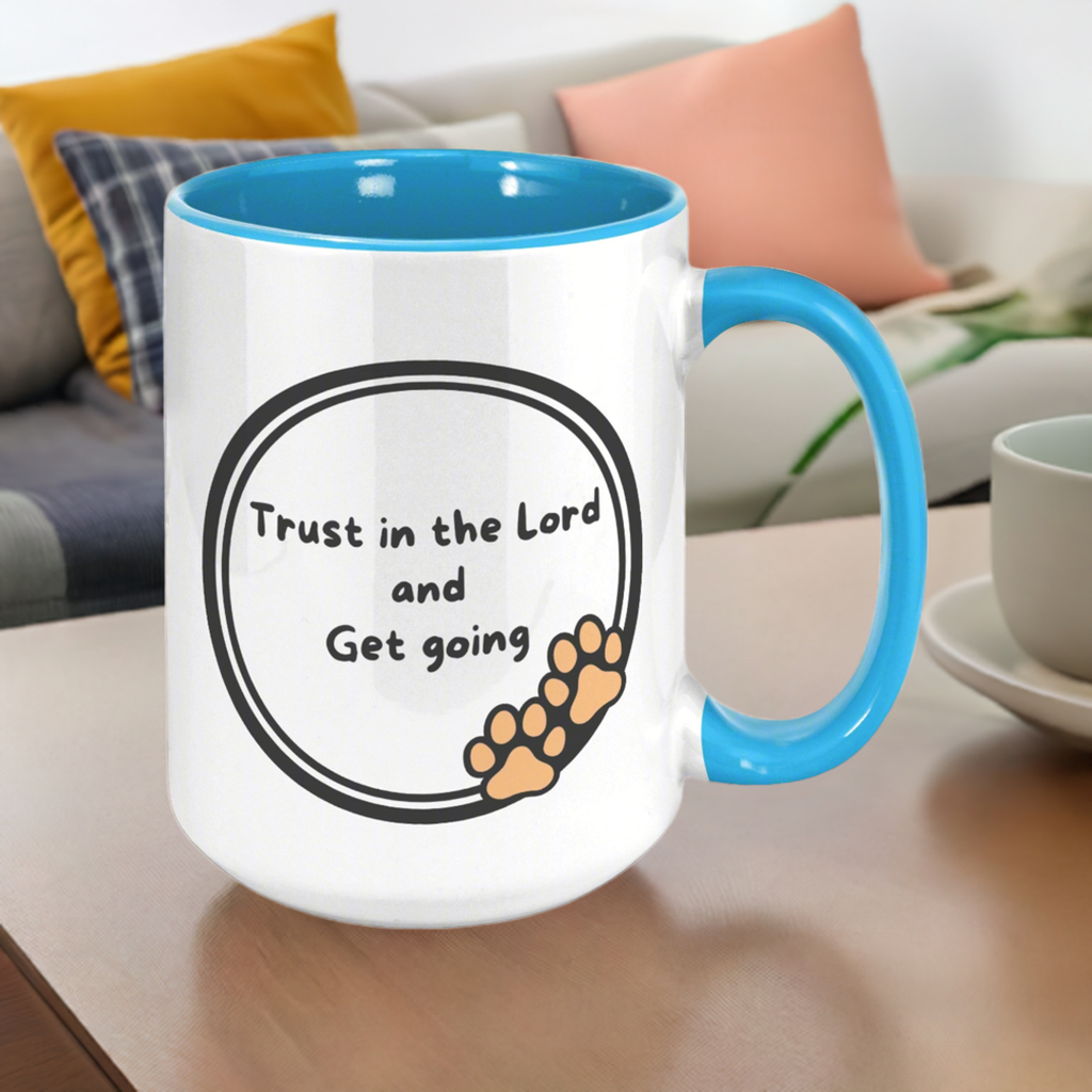 "God never sleeps but I always want to" 15oz Mug - inside color schemes