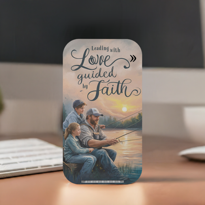 Christian Wireless Charging Stand "Leading with Love, Guided by Faith" Accessories Christian4Life