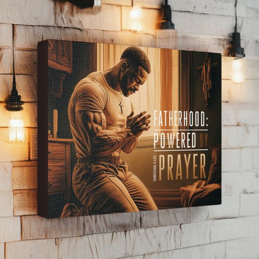 Christian Canvas "Fatherhood: Powered by Prayer"